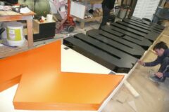 Buttcon Buttcon sign being painted